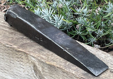 Vintage Log Splitting Wedge Wood Rock Splitter Mining Blacksmith Wedge 2.1kg 1