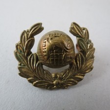 Military Brass Collar Badge