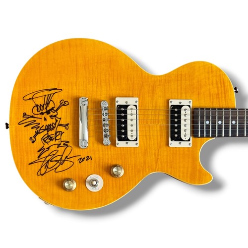 Slash signed guitar epiphone - slash,