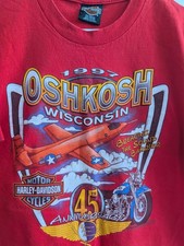 Vintage Harley Davidson T-Shirt Large 1997 45th Anniversary Wisconsin Made USA