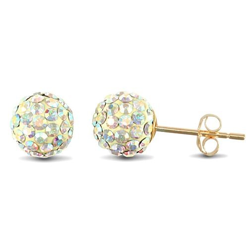 Stud earrings 9ct - yellow, gold