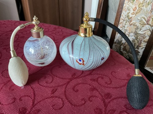 Vintage glass perfume - vintage, atomiser