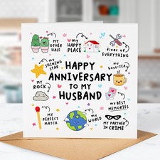 Anniversary  Card – happy