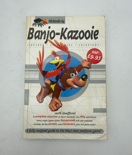 Banjo kazooie n64 book - n64,