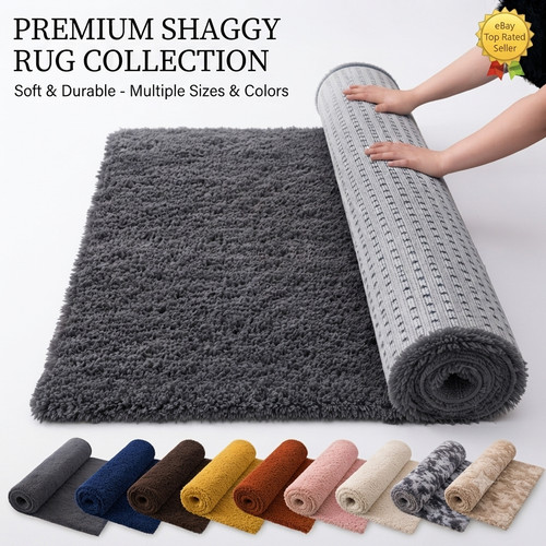 Large shaggy area rugs fluffy - area,