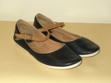 Clarks - Womens Navy Blue Mary Jane Flats - UK Size 5E (Wider Fit)