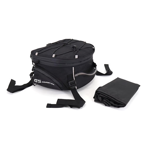 Motorcycle tail bag - motorcycle, black