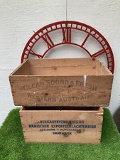 Vintage Wooden Storage Boxes