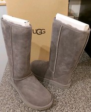 UGG Australia Classic Tall II BOOTS GREY womens UK 7.5 USA 9 EU 40 BNIB