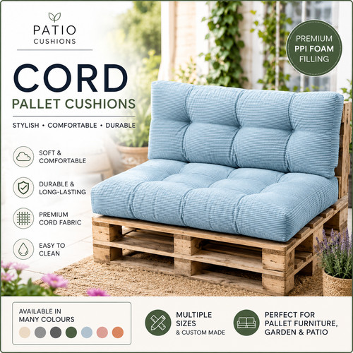 Cord pallet cushions - cord, –