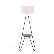 Tripod Shelf Lamp Silver