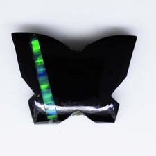 22.70 Cts Natural Fire Opal On Black Onyx Doublet Fancy IGL Certified Gemstone