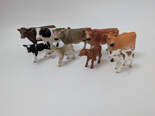 Schleich lot cow bull - of,