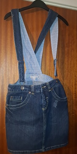 Vintage denim dungaree mini - vintage,