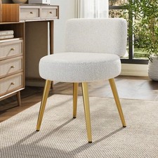 Linen Dressing Table Stool