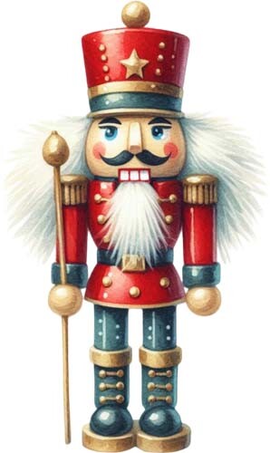 Christmas nutcracker wall art - wall,