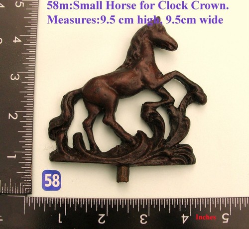 58m small horse clock case - 58m, horse"