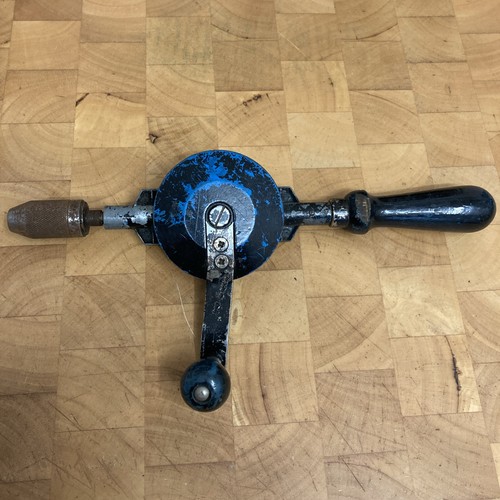 Vintage footprint hand drill
