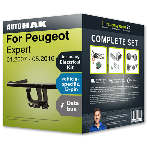 Towbar detachable for peugeot - for,