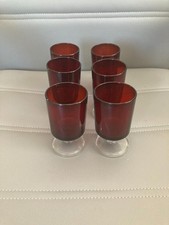 Luminarc Stem Glasses Ruby Red