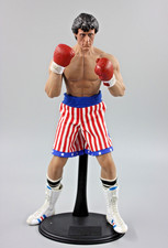 Custom 1/6 scale Rocky figure, Stallone, Phicen body, with stand