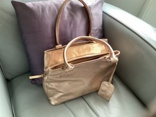 Amanda Lamb gold leather