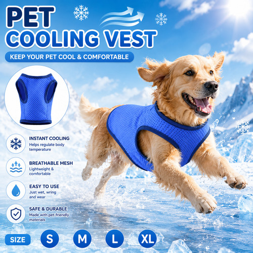 Summer dog cooling - summer, pet