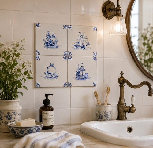 Sailing the seas tiles - the,