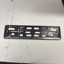 'Genuine Porsche'  Rear Number Plate Holder.