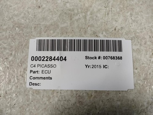 9678007680 ecu picasso - 9678007680, c4