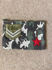 Camouflage zip pencil - pencil, pouch