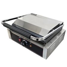Contact Grill Ridged Panini Single Toastie Commercial Heittox ECG1RL
