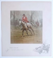 Charles Johnson Payne (Snaffles) (1884 – 1967) - MERRY ENGLAND - Pencil Signed