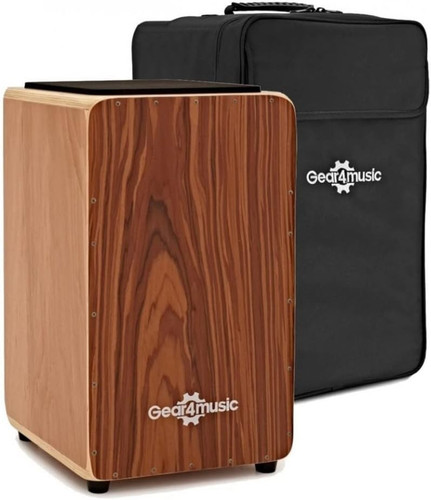 Gear4music cajon drum with - drum,