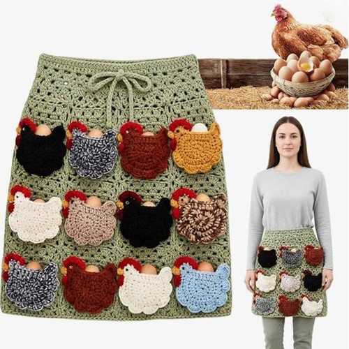 Handmade crochet chicken egg - chicken,
