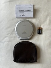 Sony Walkman Portable CD Player with G-Protection CD Walkman D-EJ360 Silver 