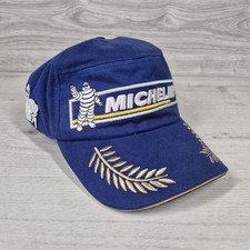 Vintage Michelin Blue Podium Cap With Embroidered Logos F1 Motorsport New Unused