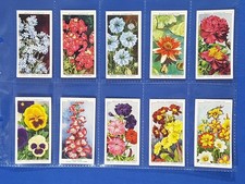 Will's Cigarette Cards GARDEN FLOWERS (Issued 1938) Set of 50 cards in sleeves