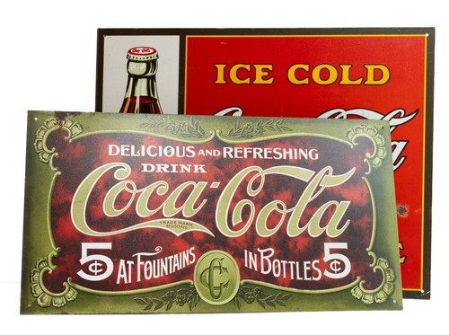 Coca cola metal - signs, –