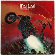 A3/A4 Size - Meatloaf BAT OUT OF HELL Album Cover Art old Posters