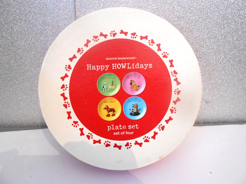 New happy howlidays - howlidays, plate