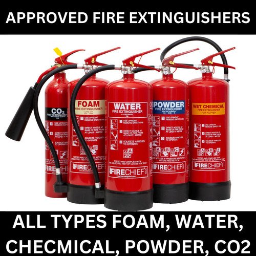 Approved fire extinguishers - approved,