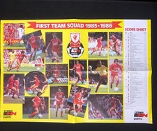 Liverpool Official crown paints fixture poster fan-club Very Rare Not Filled-in