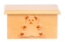 Dolls House Teddy Bear Toy Box