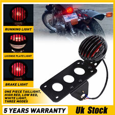 Universal Stop Side Mount Tail Light With Number Plate Bracket For Motorcycle