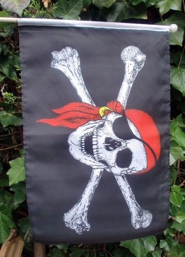 Pirate skull with - pirate, bandana