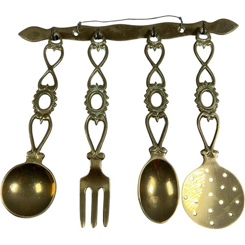 Vintage brass hanging - vintage,