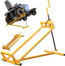 VOUNOT® Ride on Mower Jack Lift, Telescopic Maintenance Jack for Lawn Mowers and