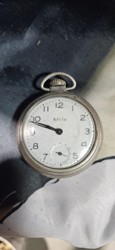 Vintage pocket watch bulls - vintage, eye