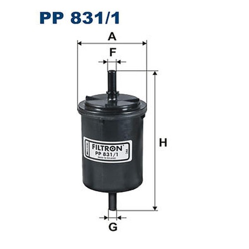 Fuel filter filtron - fuel, 831/1